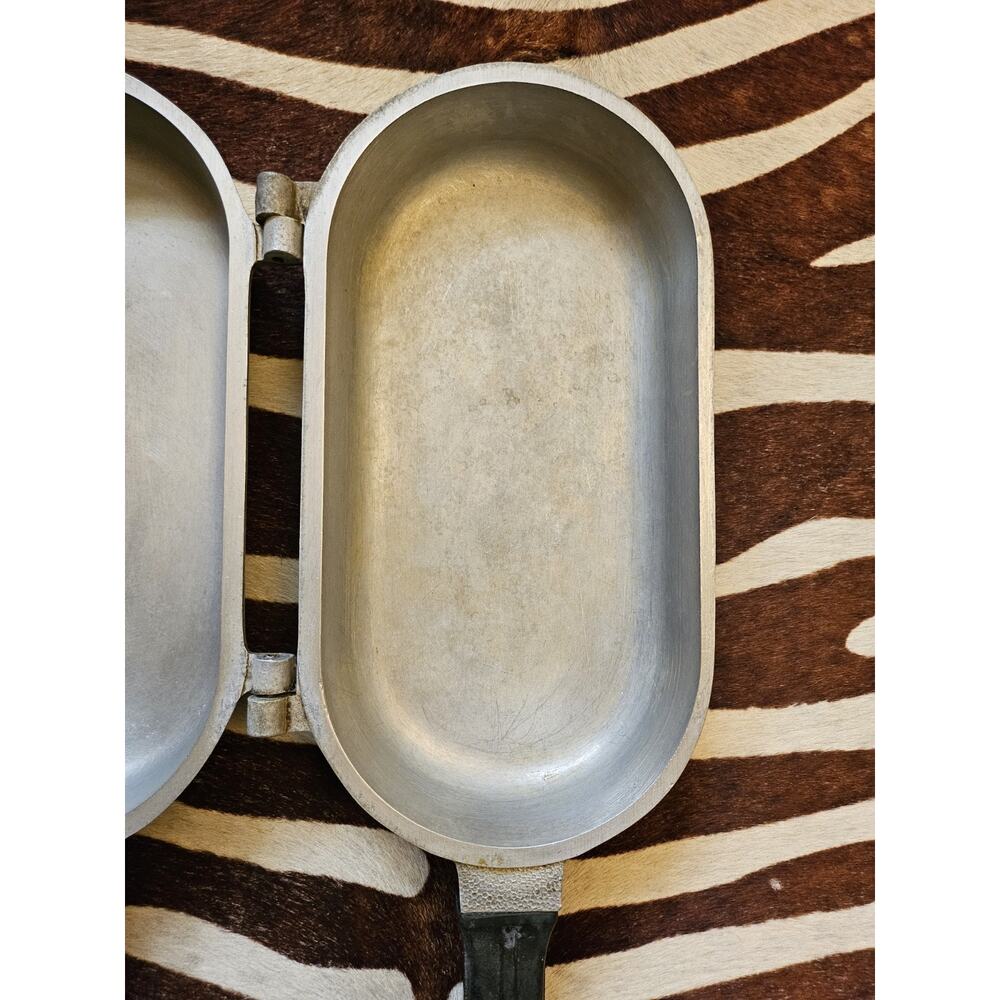 Vintage Guardian Service Ware Double Sided Fish Omelet Fry Flip Pan Skillet USA - Picture 5 of 10